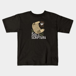 sola scriptura, by scripture alone - 2 timothy 3:16 Kids T-Shirt